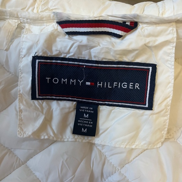 White semi used Tommy Hilfiger jacket - Picture 5 of 8